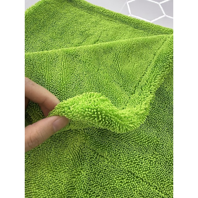 收水神器 蝌蚪布(螢光綠) 小辮子布 60×90 雙面